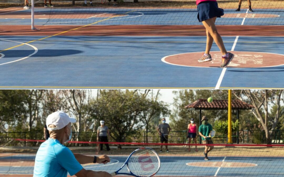 Reactivan clases de tenis en el Parque Colosio en San Felipe