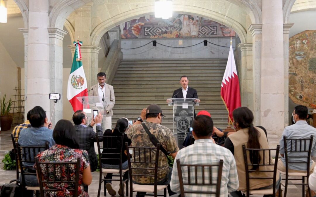 Qatar y Oaxaca estrechan lazos de amistad y reafirman compromiso de trabajar