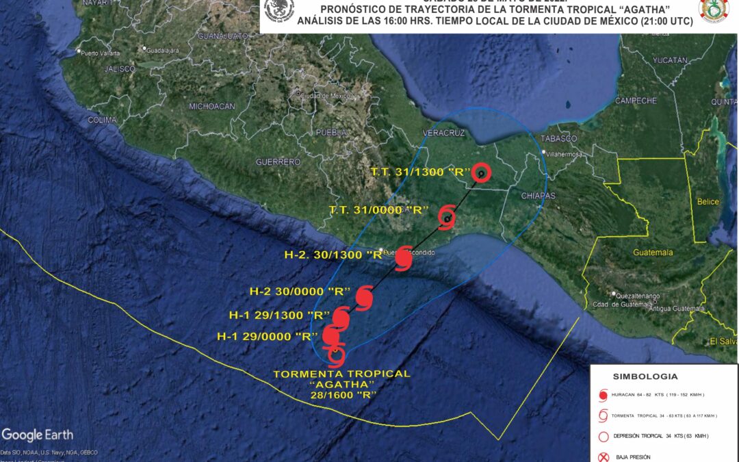 “TORMENTA TROPICAL AGATHA”