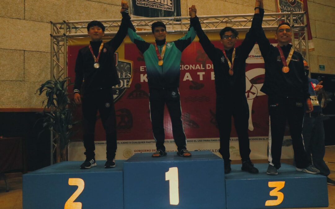Medalla de oro para Oaxaca en atletismo y bronce en el karate