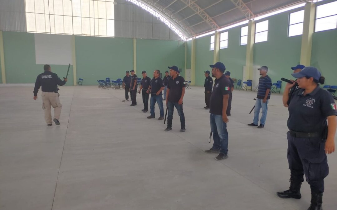 Fortalece SSPO el desempeño de cuerpos de seguridad en municipios de Sistema Normativo Indígena