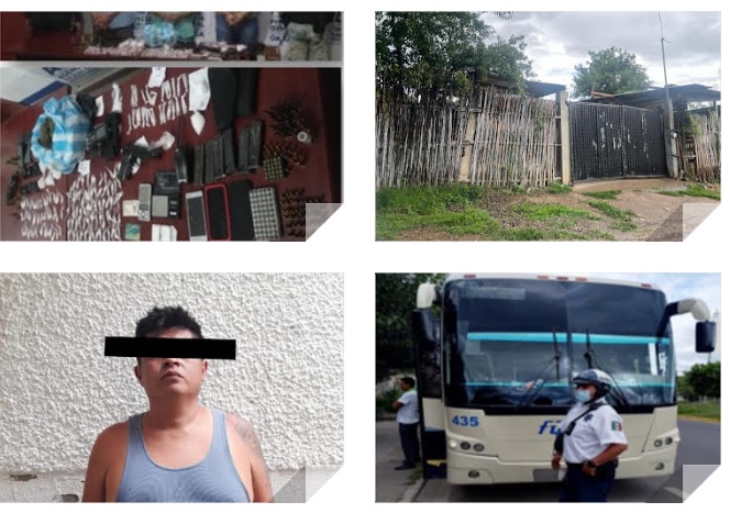 Decomisa SSPO más de 160 dosis de presuntas drogas y asegura a 30 personas por diversos delitos