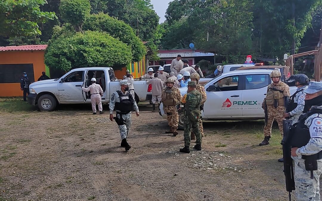 Coordina CEPCO trabajos para controlar fuga de amoniaco en Zona Norte del Istmo