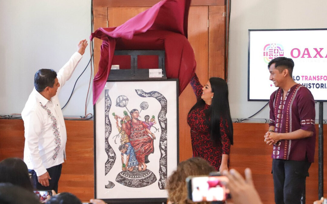 Presenta Gobierno de Oaxaca la imagen oficial de “Julio, mes de la Guelaguetza 2023”