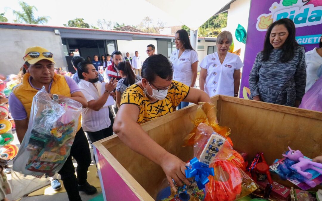 Arranca DIF Oaxaca colecta de juguetes “Bidao Tsia, un juguete, una ilusión”