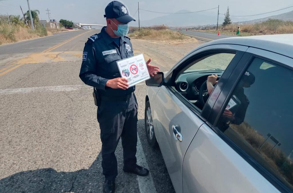 Intensifica Policía Vial operativos para inhibir la comisión de delitos