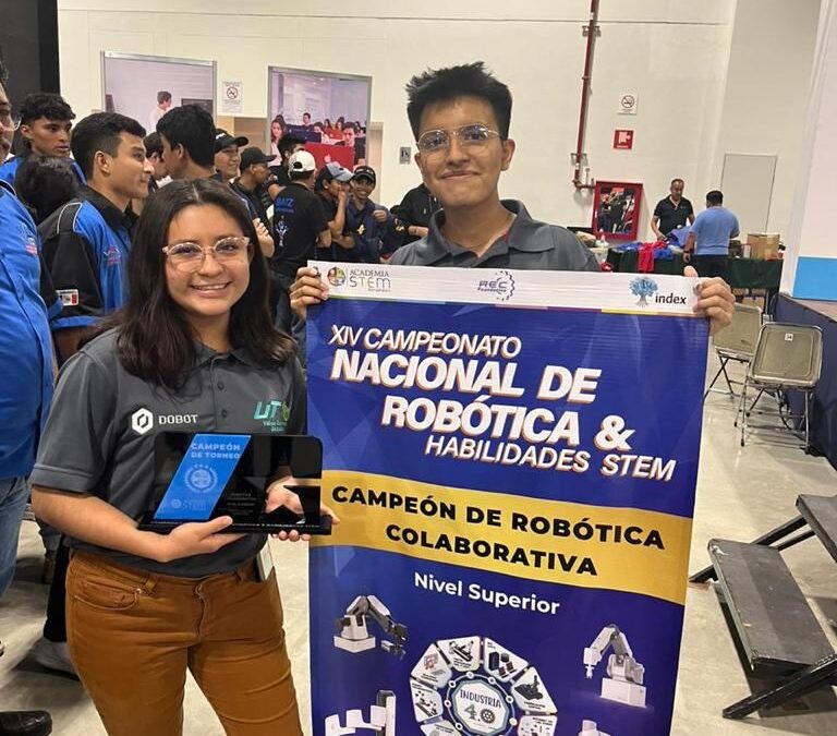 Obtienen estudiantes de la UTVCO primer lugar en robótica en campeonato nacional