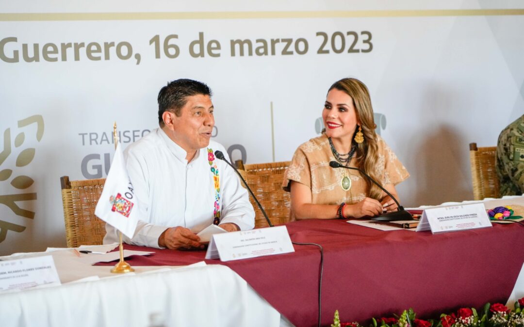 Unidad entre Oaxaca y Guerrero construirá la paz y la seguridad en el Sur-sureste