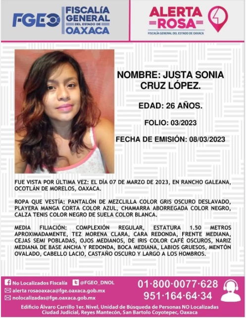 Encuentran sin vida a joven con ficha de búsqueda en Oaxaca