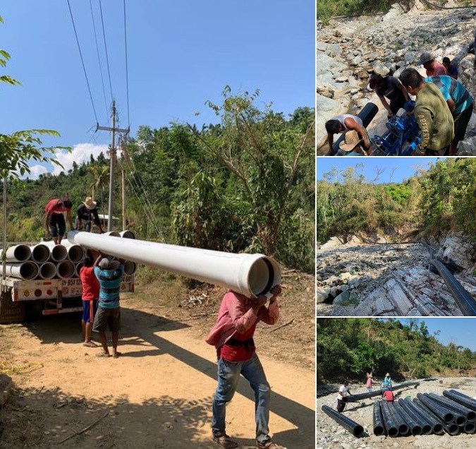 Se avanza en la reabilitacion de la red de agua potable en Pochutla Gobierno Municipal