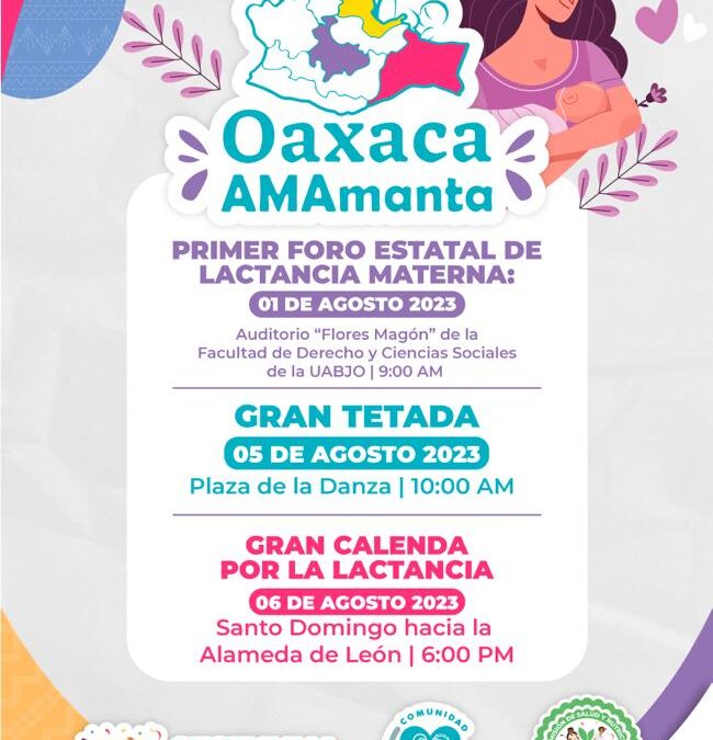 Invita SE-Sipinna a participar en el Primer Foro Estatal de Lactancia Materna