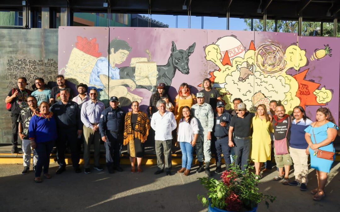 SESESP impulsa la dignificación de la Central de Abasto con trabajo comunitario, arte y cultura