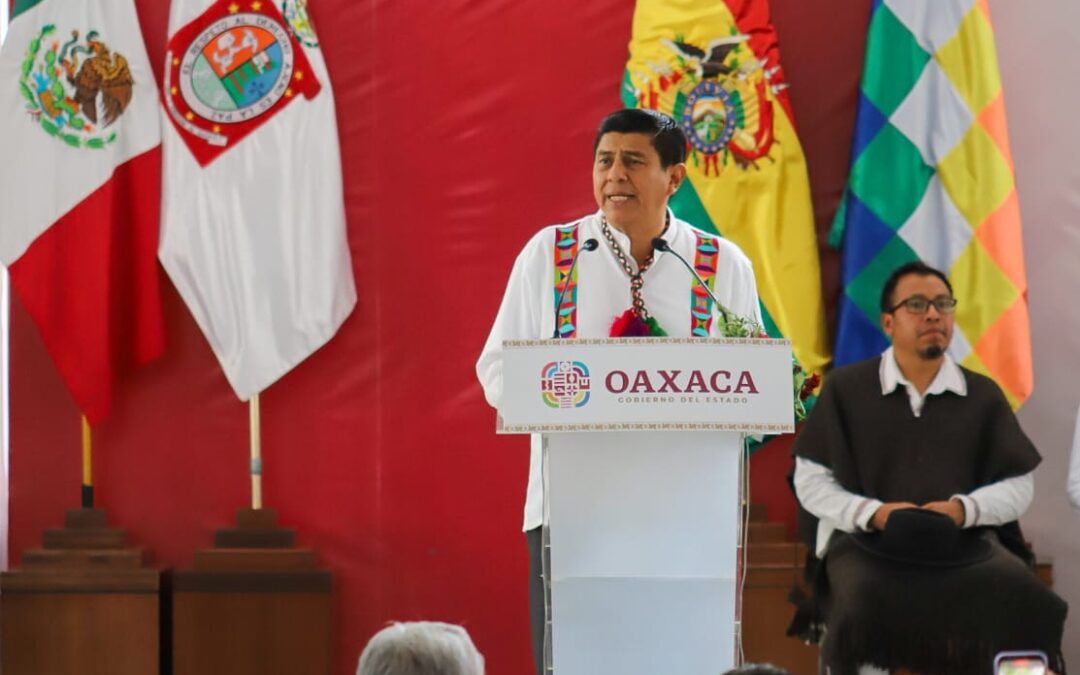 Refrendan pueblos de Bolivia y Oaxaca sus lazos de hermandad