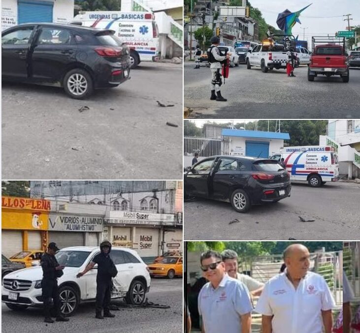 Regidor de morena del Municipio de Salina Cruz va en auxilio de su esposa quien según las primeras de declaraciónes conducía está en estado inconveniente ( alcohol ).