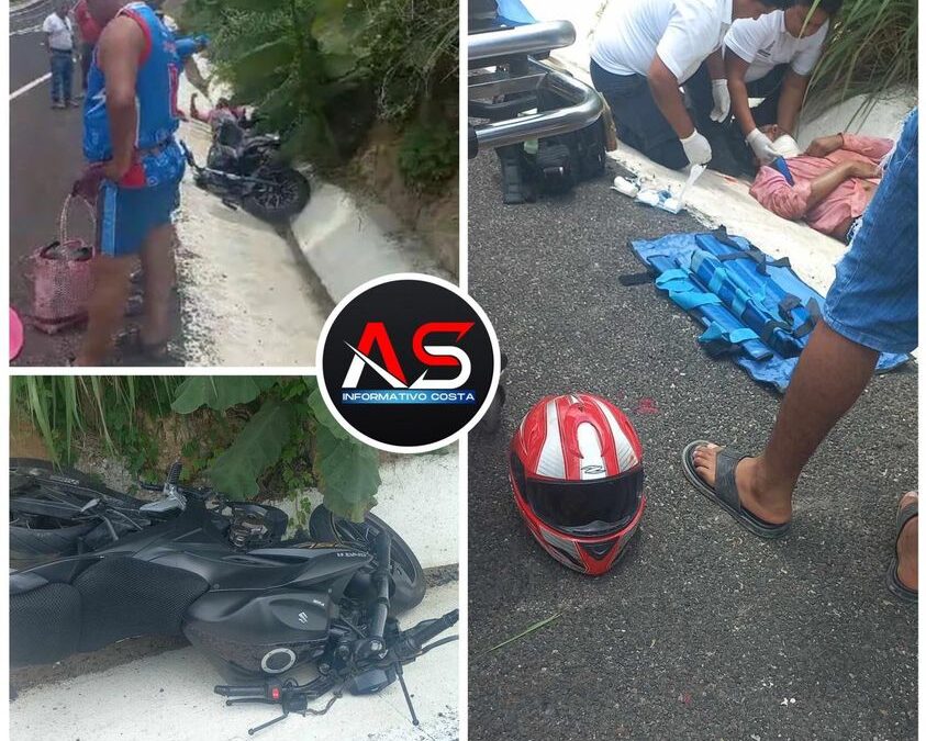 Accidente en el crucero de Huatulco