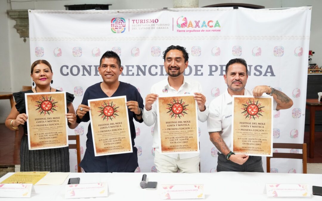 Cocineras tradicionales invitan al Festival del  Mole Costa y Mixteca, en Puerto Escondido