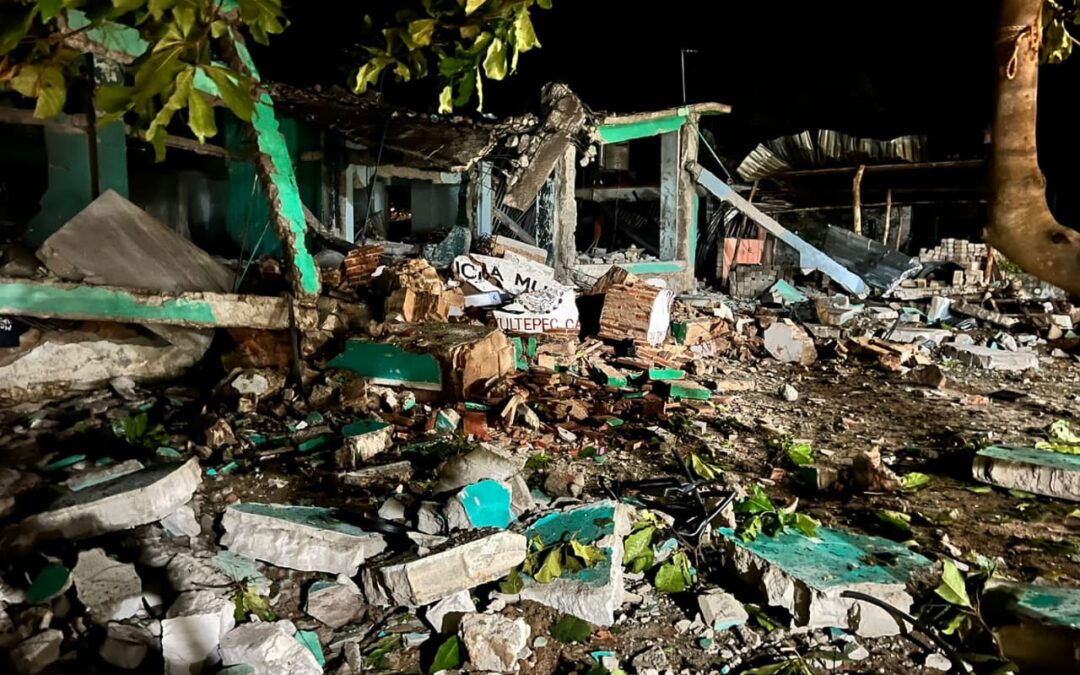 explocion de fuego de pirotecnia en la comunidad de San Francisco Sayultepec