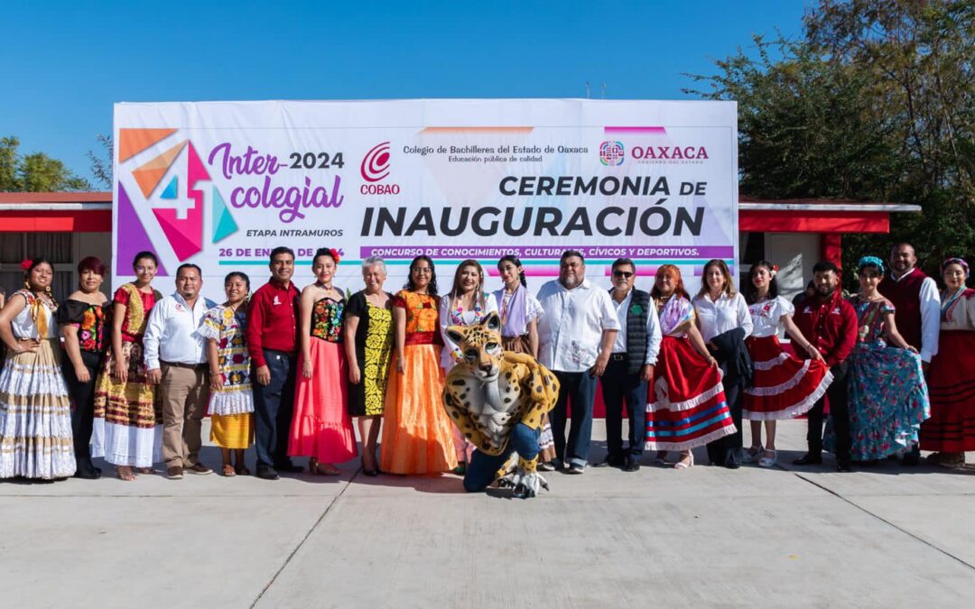 Inaugura COBAO su 41 Intercolegial, fase intramuros