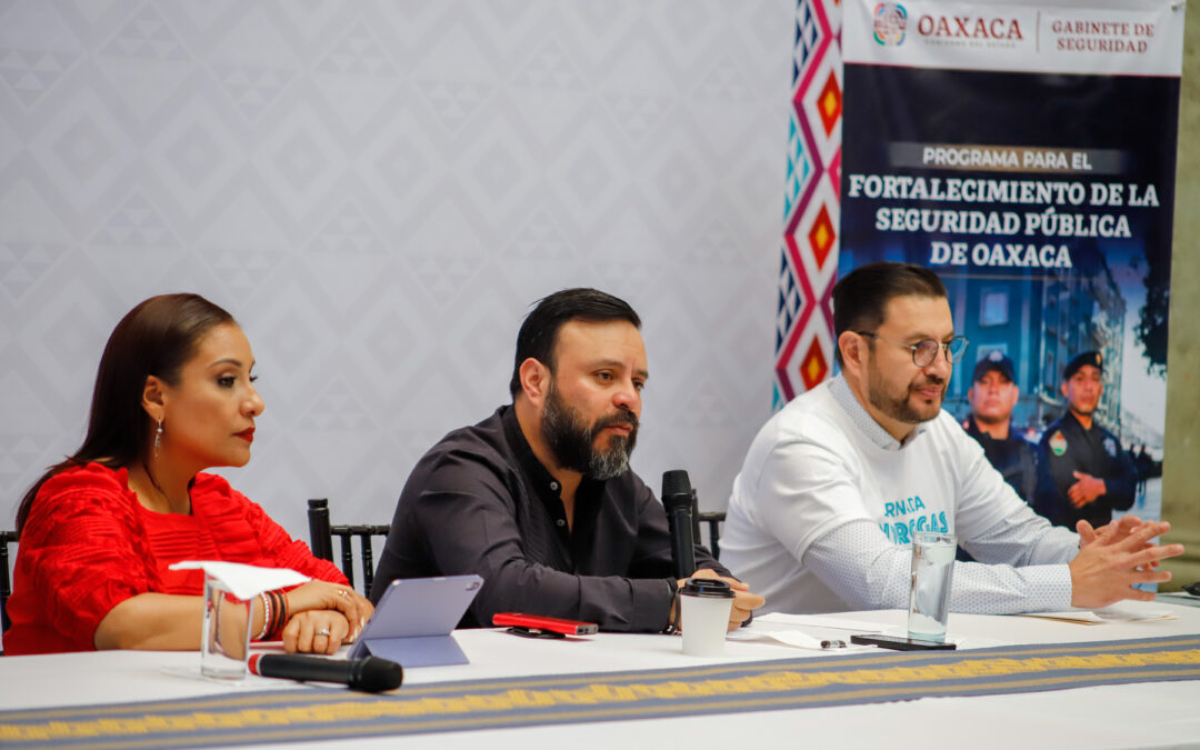 Encabeza SSPC trabajos diarios para la convivencia pacífica y segura en Oaxaca