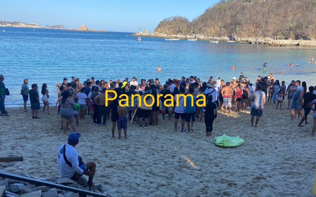 Pierde la vida turista por bronco aspiracion en Huatulco