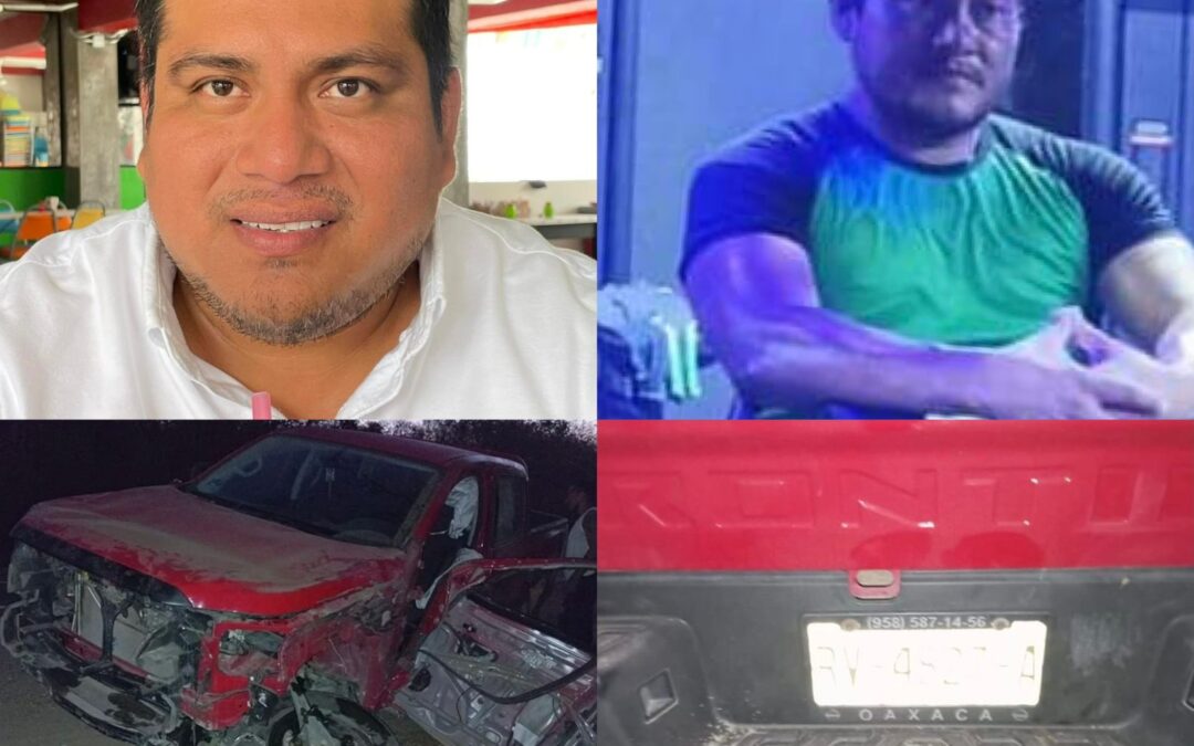 Hermano del Presidente municipal de #SanMigueldelPuerto choca vehículo del Ayuntamiento.