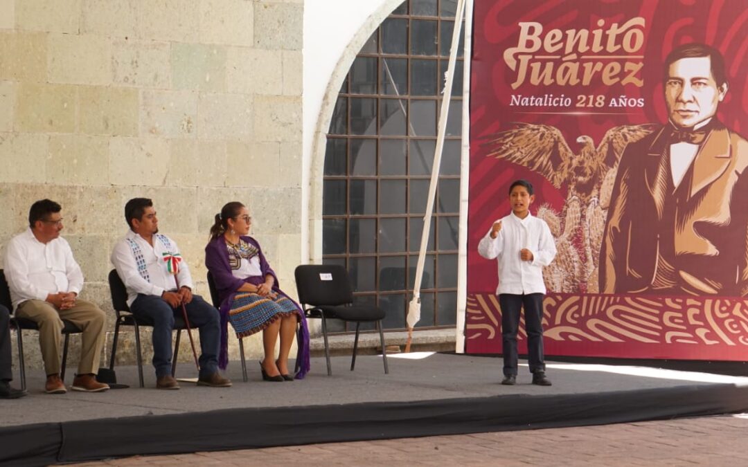 Congruencia y amor al pueblo, la mejor honra a la memoria y legado de Benito Juárez García