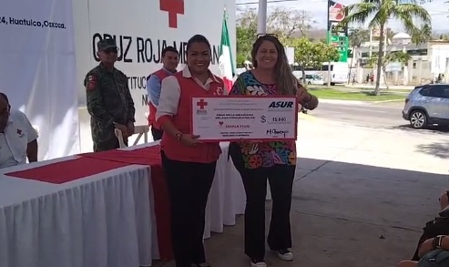 Inicia la colecta de Cruz Roja Huatulco