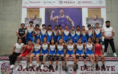 Deportistas de Oaxaca destacan en la competencia Macrorregional de Luchas Asociadas