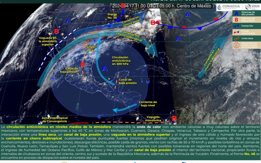 Se espera ambiente caluroso a muy caluroso en Oaxaca para este miércoles