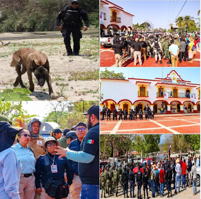 200 elementos de seguridad y sociedad civil, buscan a personas desaparecidas en Puerto Escondiido y Santa María Coloteoec