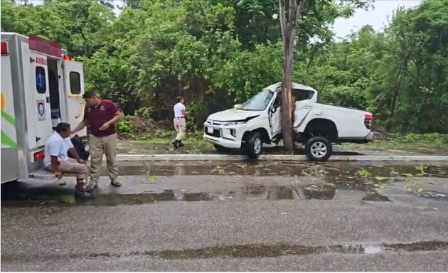 Accidente grave en Huatulco
