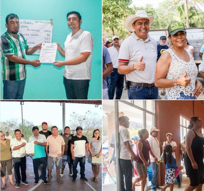 Continua la elección de representantes y agentes municipales en Huatulco 🤝