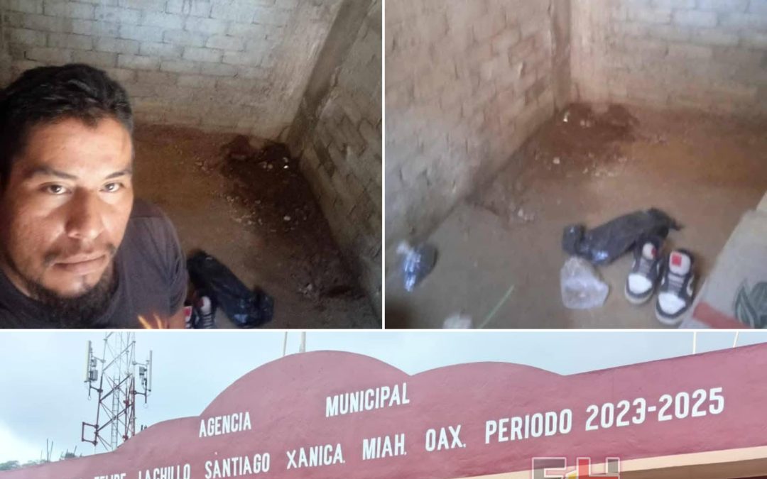 Lleva 32 días encerrado y sin bañarse en una fosa en San Felipe Lachillo, Xanica.