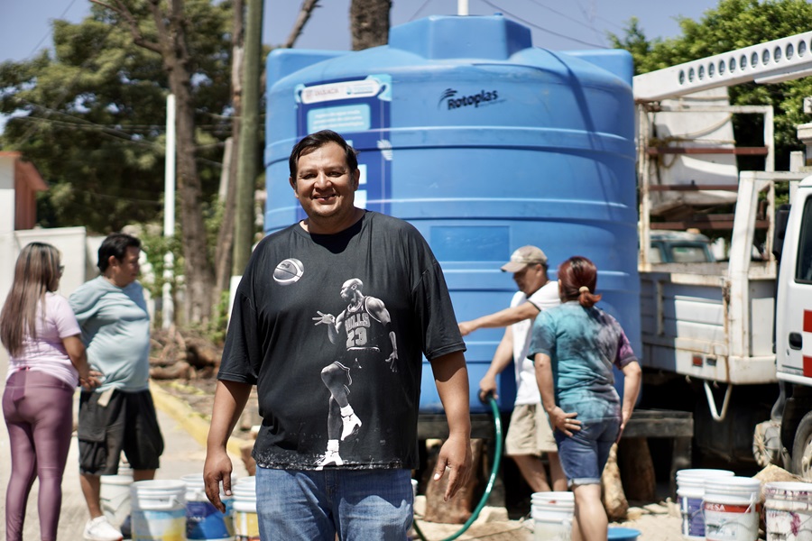 Reitera Soapa compromiso con la distribución de agua potable en temporada de estiaje