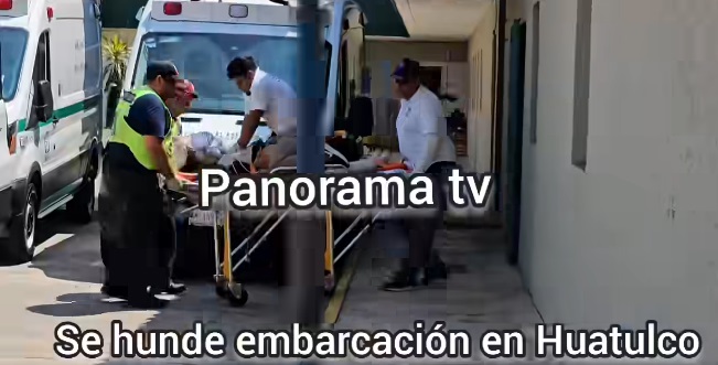 Un muerto después de hundirse una #embarcación en #Huatulco