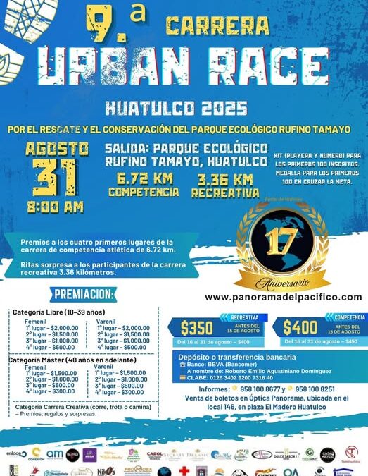 NOVENA EDICIÓN DE LA CARRERA URBAN RACE HUATULCO 2025