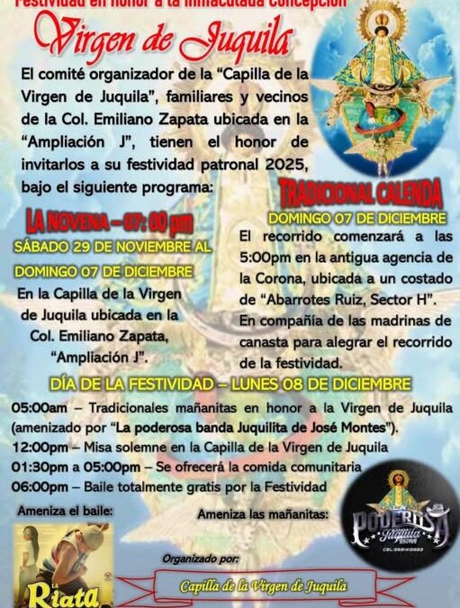 Festividad a la inmaculada concepción