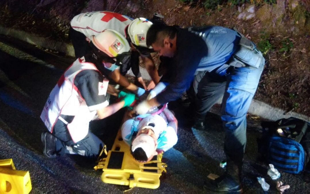 Accidente en el camino viejo a santa cruz