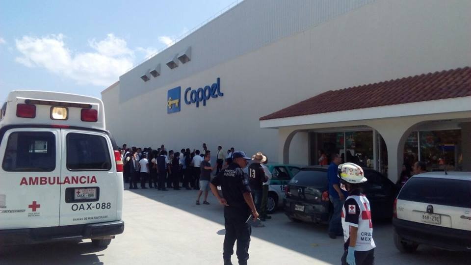 Macrosimulacro en Huatulco