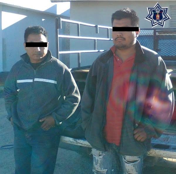 investigan a sujetos que trasportaban presuntamente material robado en la Sierra Sur