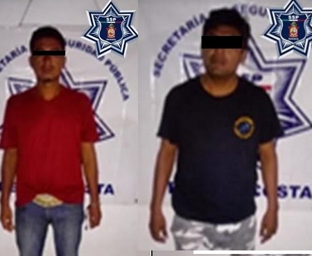 En puerto escondido detienen a dos sujetos por portación de armas de fuego