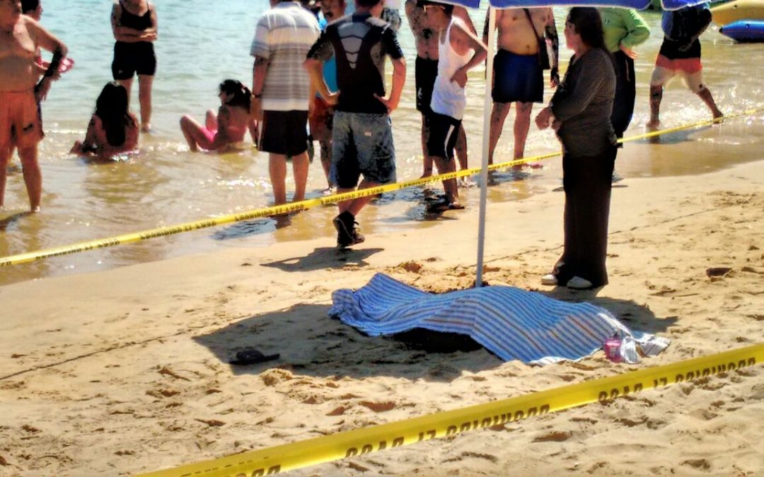 Ahogado en playa Puerto Angelito