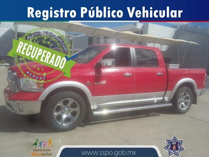 Fortalece la SSPO el combate a los delitos que se cometen en materia vehicular
