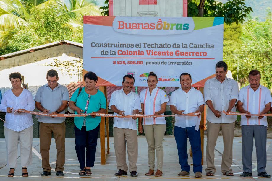 Más de 1.5 mdp para techado y ampliación de electrificación en la Col. Vicente Guerrero de Huatulco