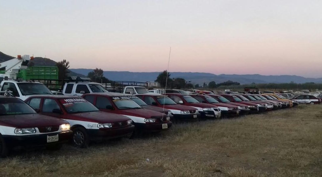 Tras operativo la SSPO aseguro 35 unidades del servicio público en Xoxocotlán