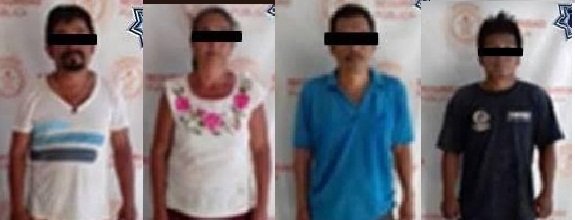 Detiene policía estatal a 4 por tentativa de robo