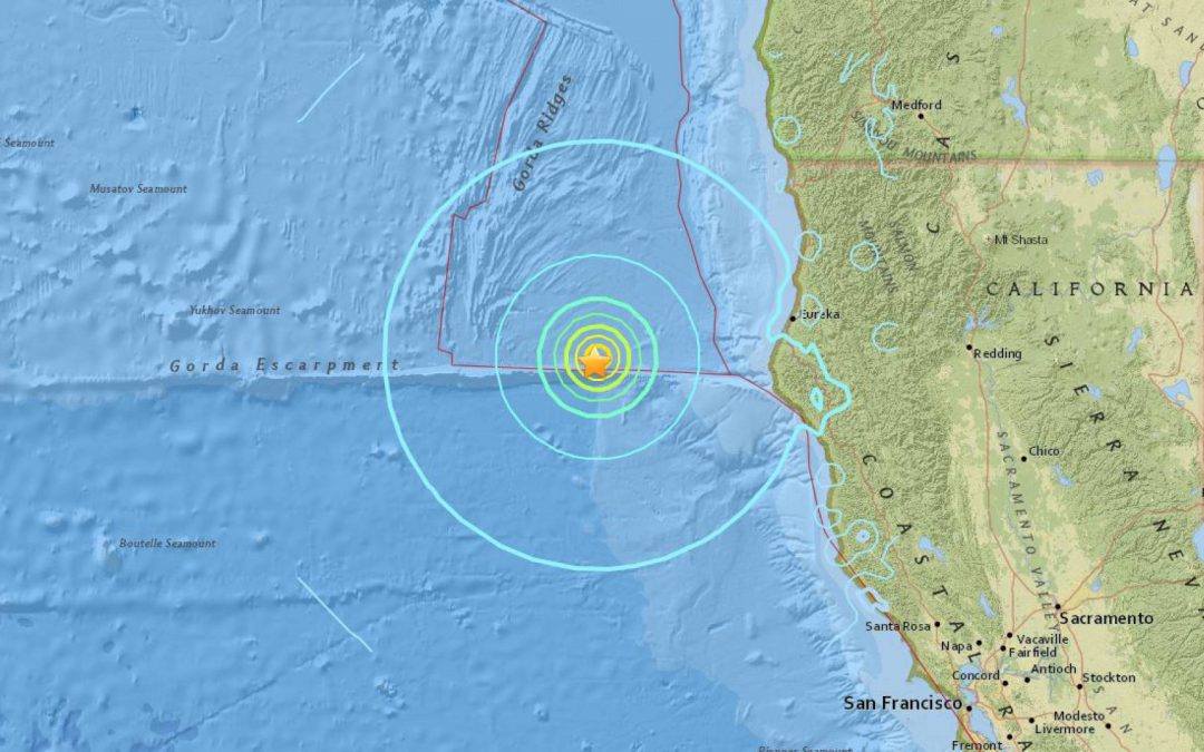 Un terremoto de 6,5 sacude la costa norte de California