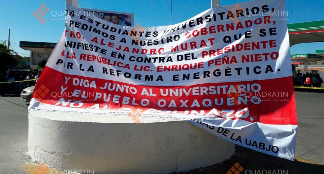Aminoran protestas en Oaxaca contra incremento al costo de gasolinas