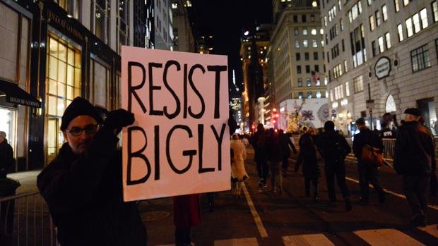 Arrancan las protestas contra la investidura de Donald Trump en Washington