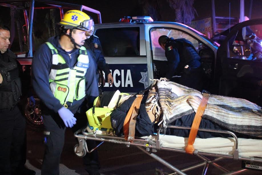 Cd Juárez Chih.: Choca patrulla municipal,